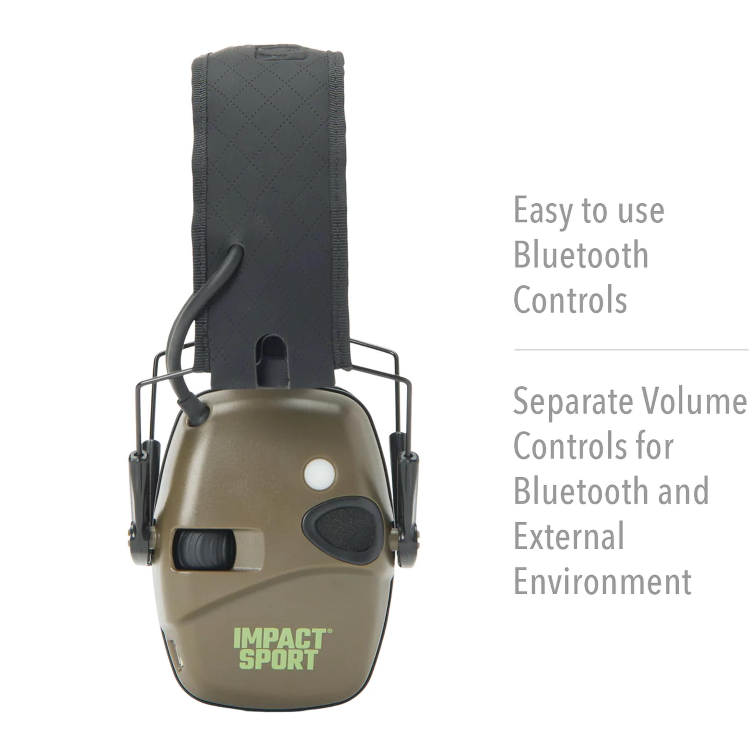 Навушники активні Impact Sport R-02548 Bluetooth Howard Leight Olive (10970978) - фото 9