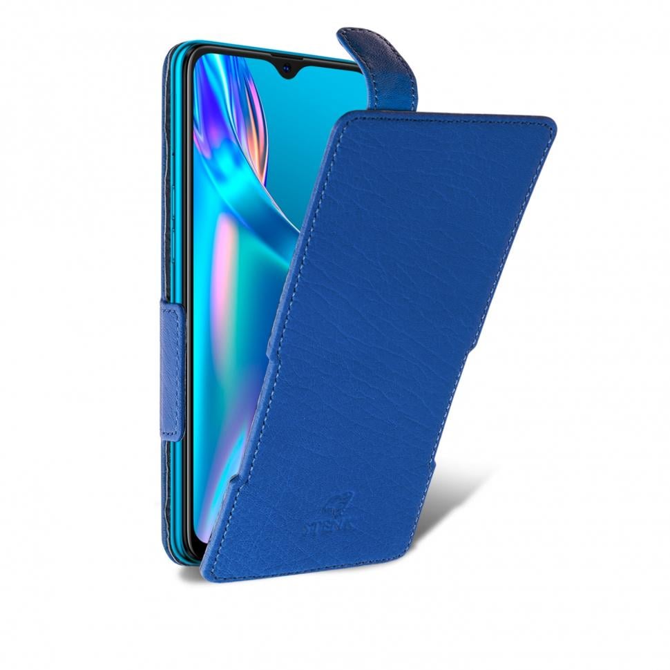 Чехол флип Stenk Prime для OPPO A12 Ярко-синий (67052)