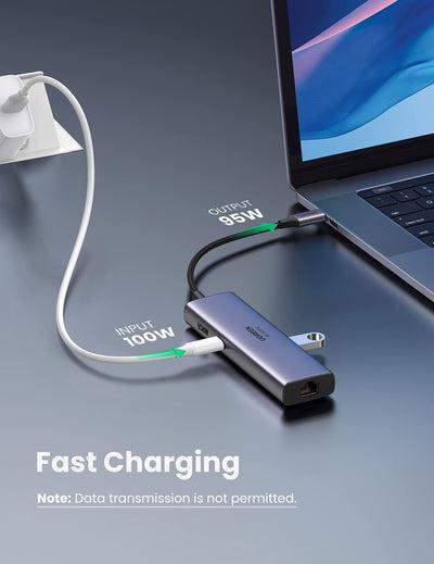 Концентратор USB Ugreen USB C HDMI 7в1 4K 60 Гц - фото 6