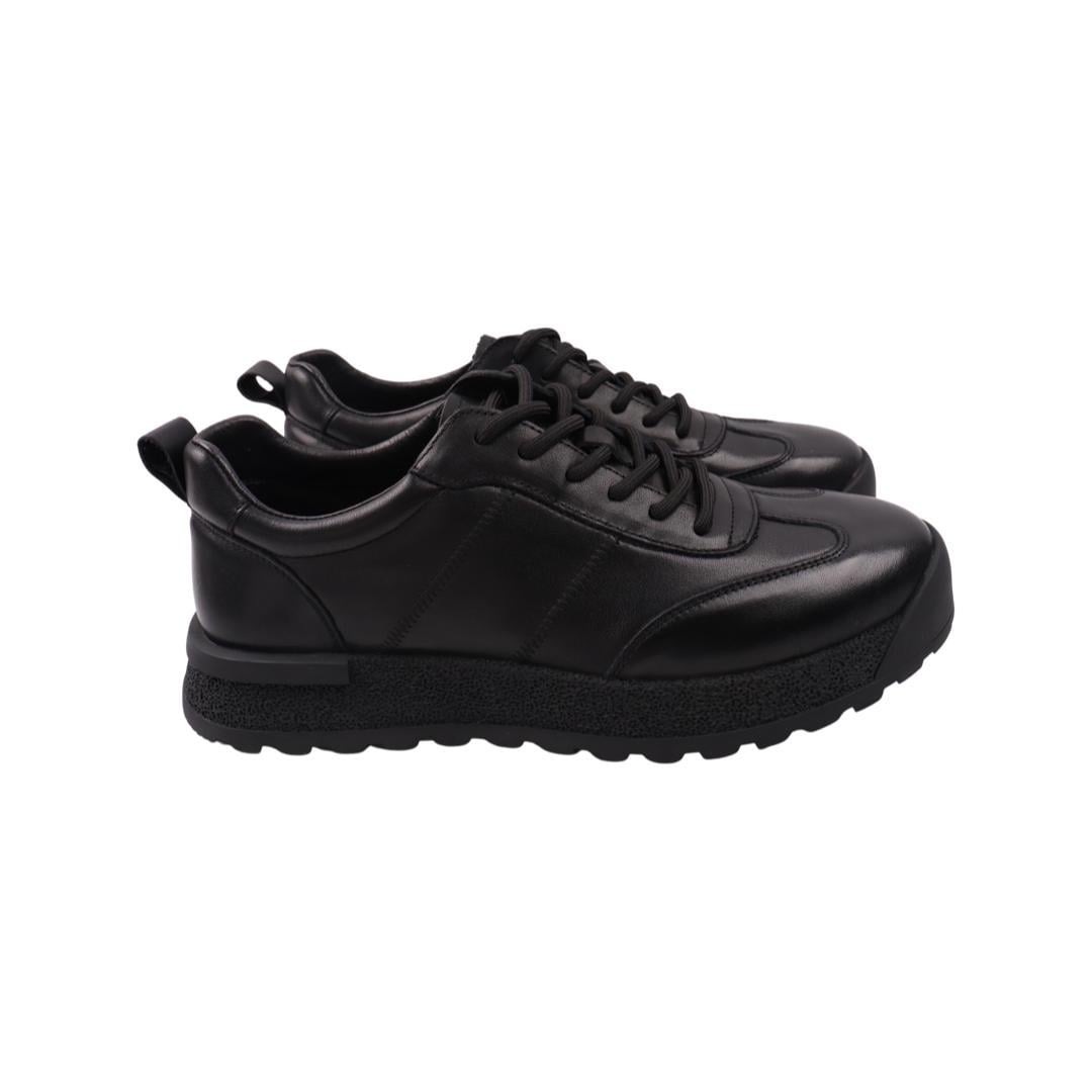 Кроссовки мужские Li Fexpert из кожи р. 44 Черный (1086-22/23DTC)