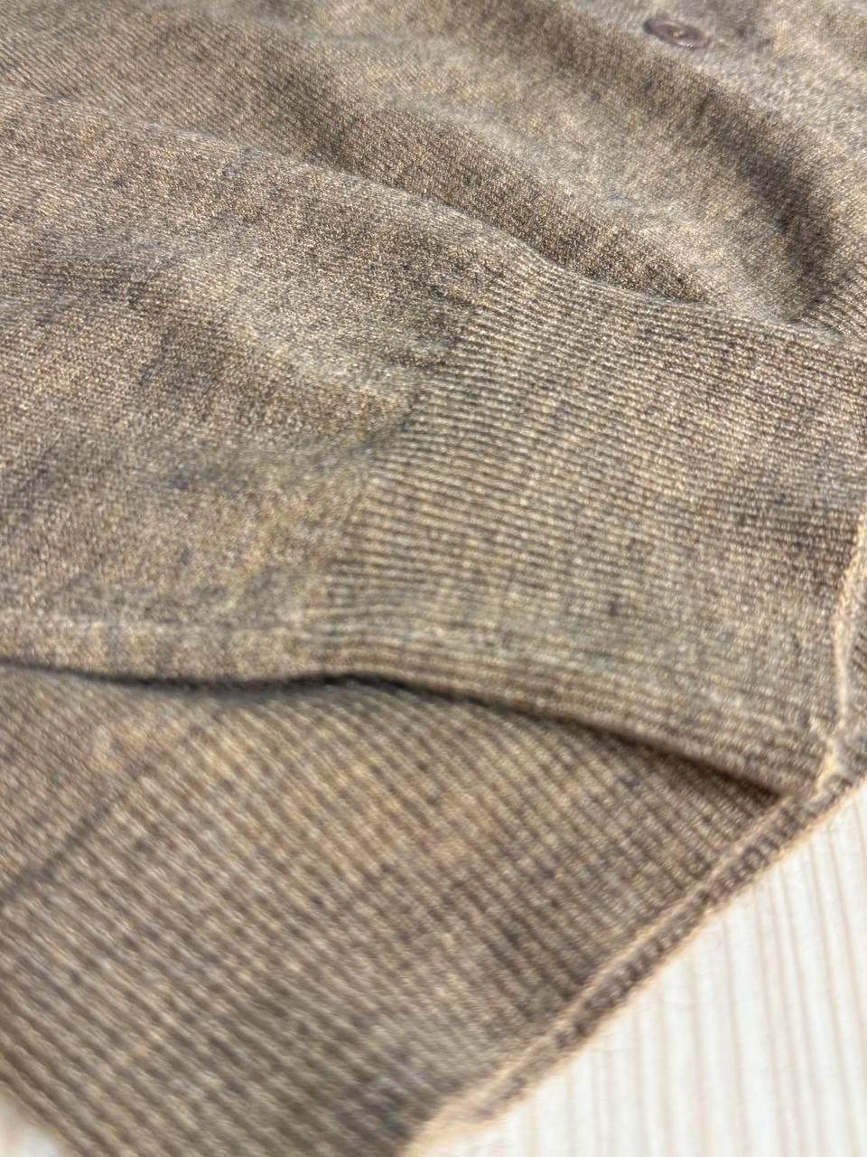 Кардиган женский AN 82896 однотонный на пуговицах универсальный One Size Коричневый - фото 5 Кардиган женский AN 82896 однотонный на пуговицах универсальный One Size Коричневый - фото 5