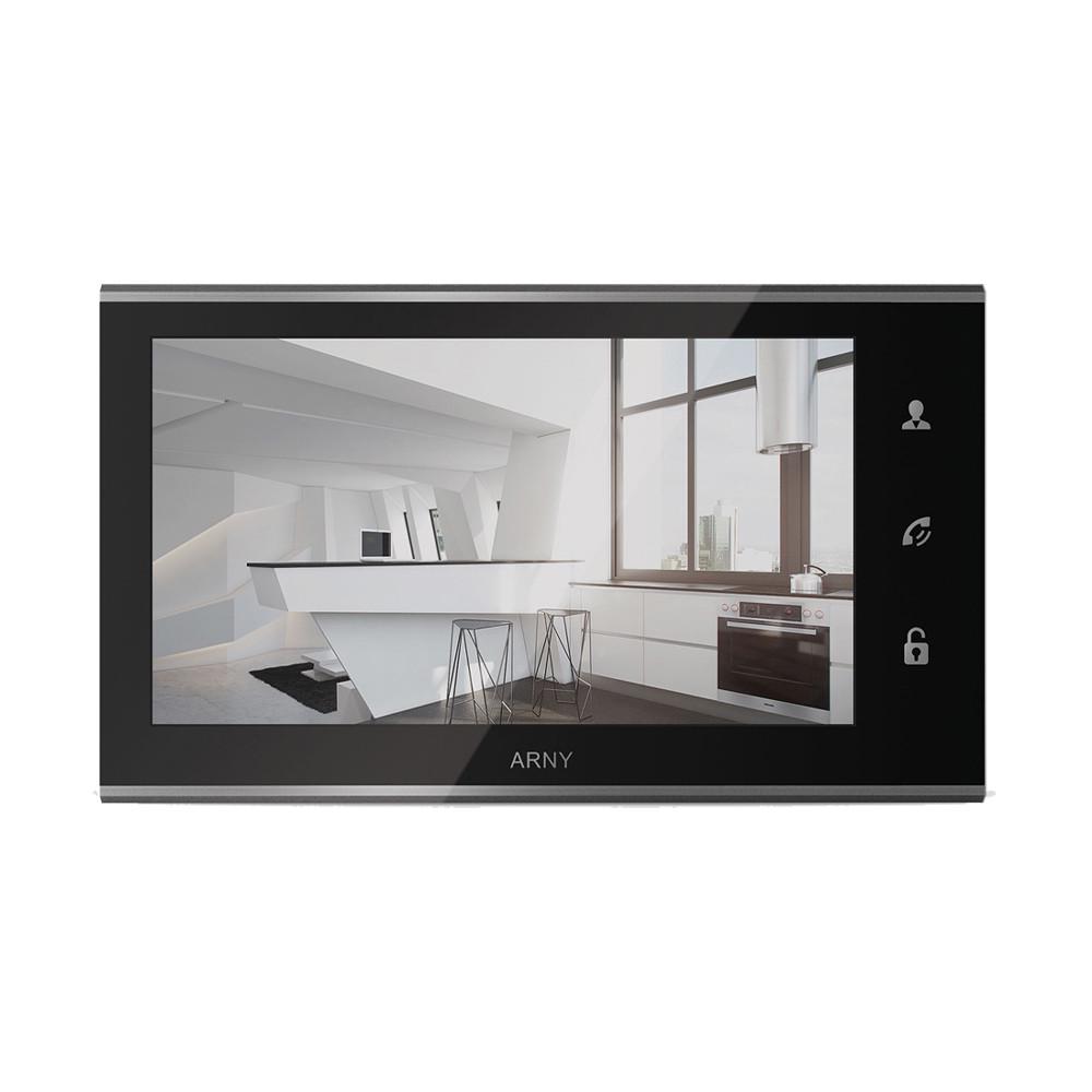 Відеодомофон 7" ARNY AVD-730 2Mpx IPS з детектором руху і записом відео Black (268937) - фото 2