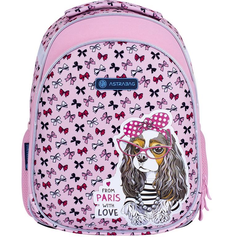 Рюкзак ASTRABAG Sweet Dog 39х30х17 см 20 л Розовый (5901137158501)