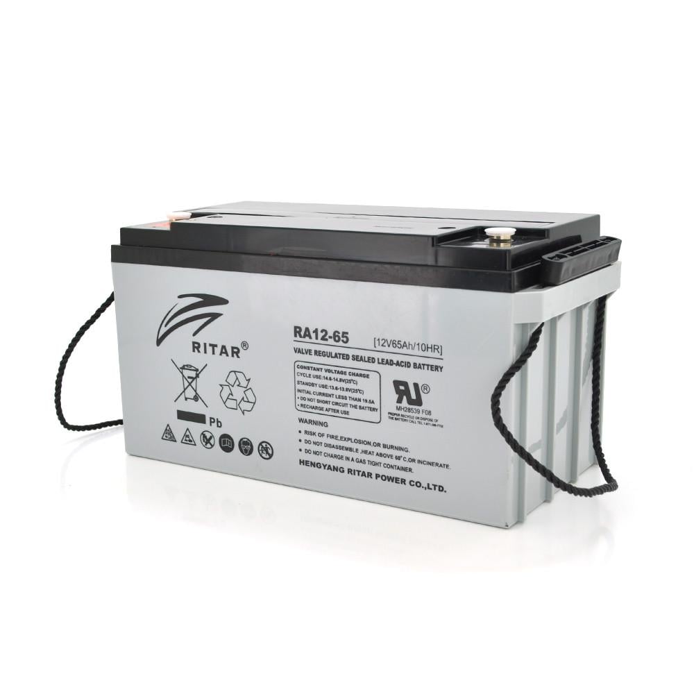 Батарея акумуляторна AGM RITAR RA12-65 Gray Case 12V 65.0Ah