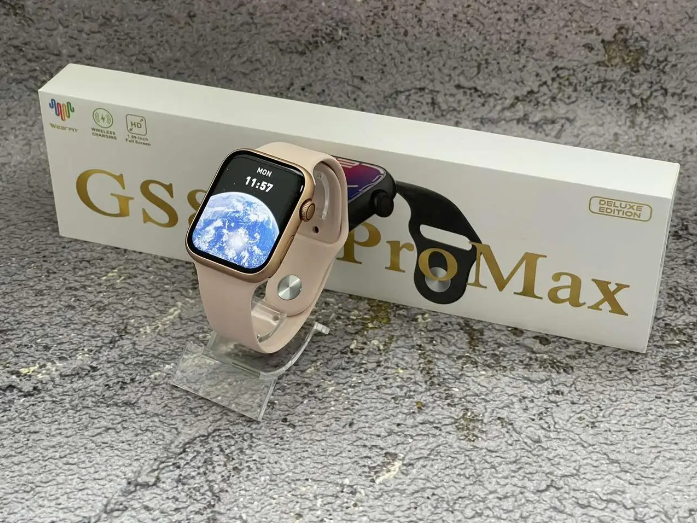 Часы смарт Smart Watch GS8 Pro Max с украинским языком и функцией звонка 45 мм Золотистый - фото 8
