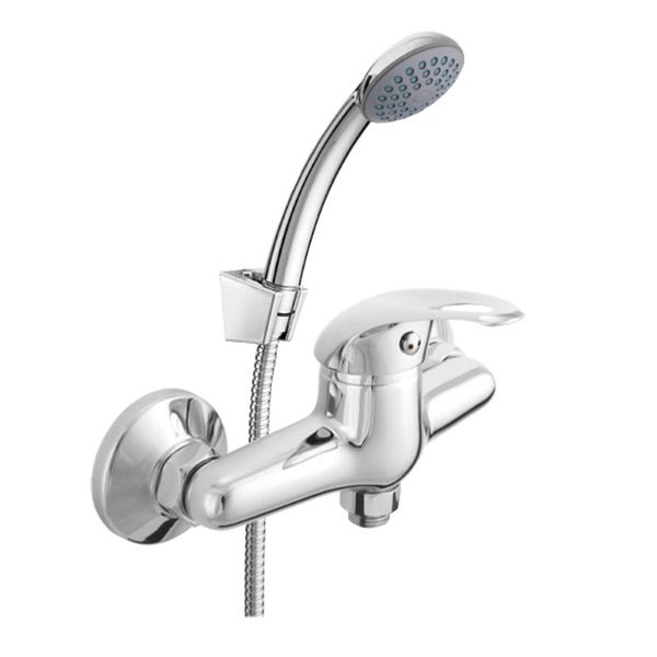 Смеситель для ванны Rubineta Y 12 K Mars однорычажный с ручной лейкой Хром (Y20K03)