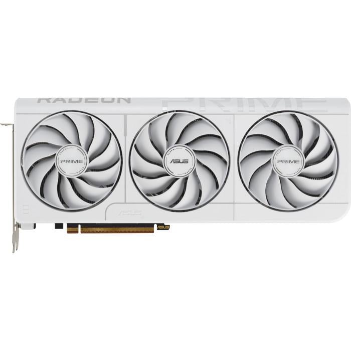 Видеокарта Asus AMD Radeon RX 9070 XT PRIME OC 16 Гб 20000 MHz White (PRIME-RX9070XT-O16G-WHITE)