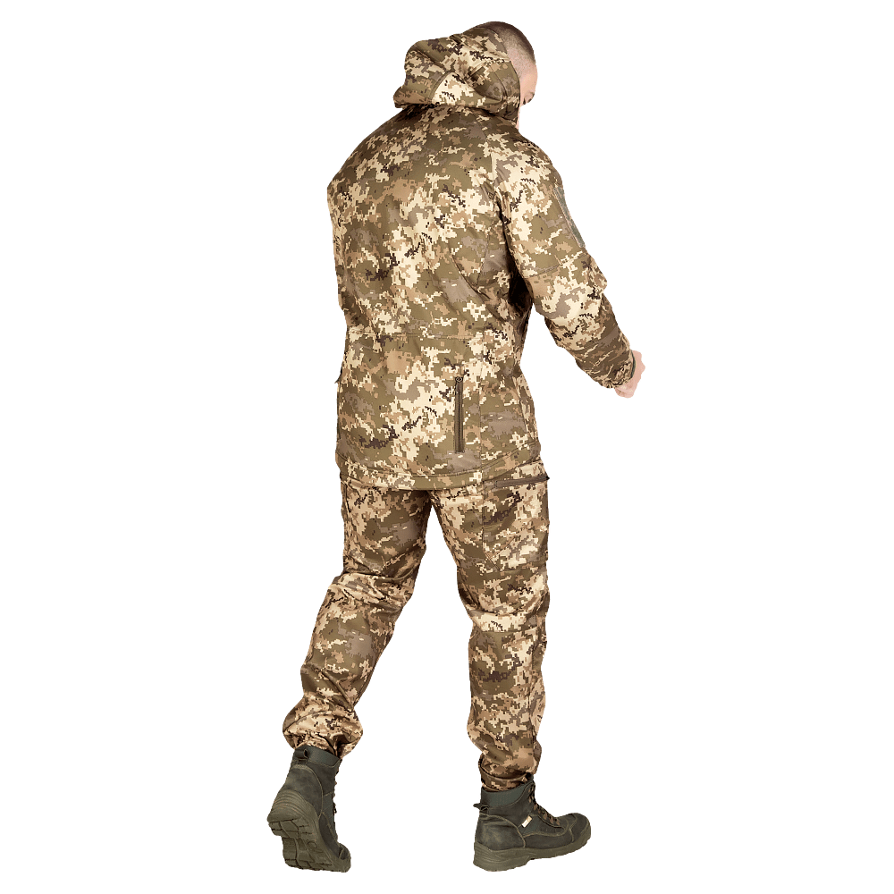 Костюм военный CM SoftShell 3.0 S Пиксель (6575) - фото 3