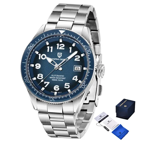 Наручные часы Pagani Design PD-1649 Silver/Blue Metal