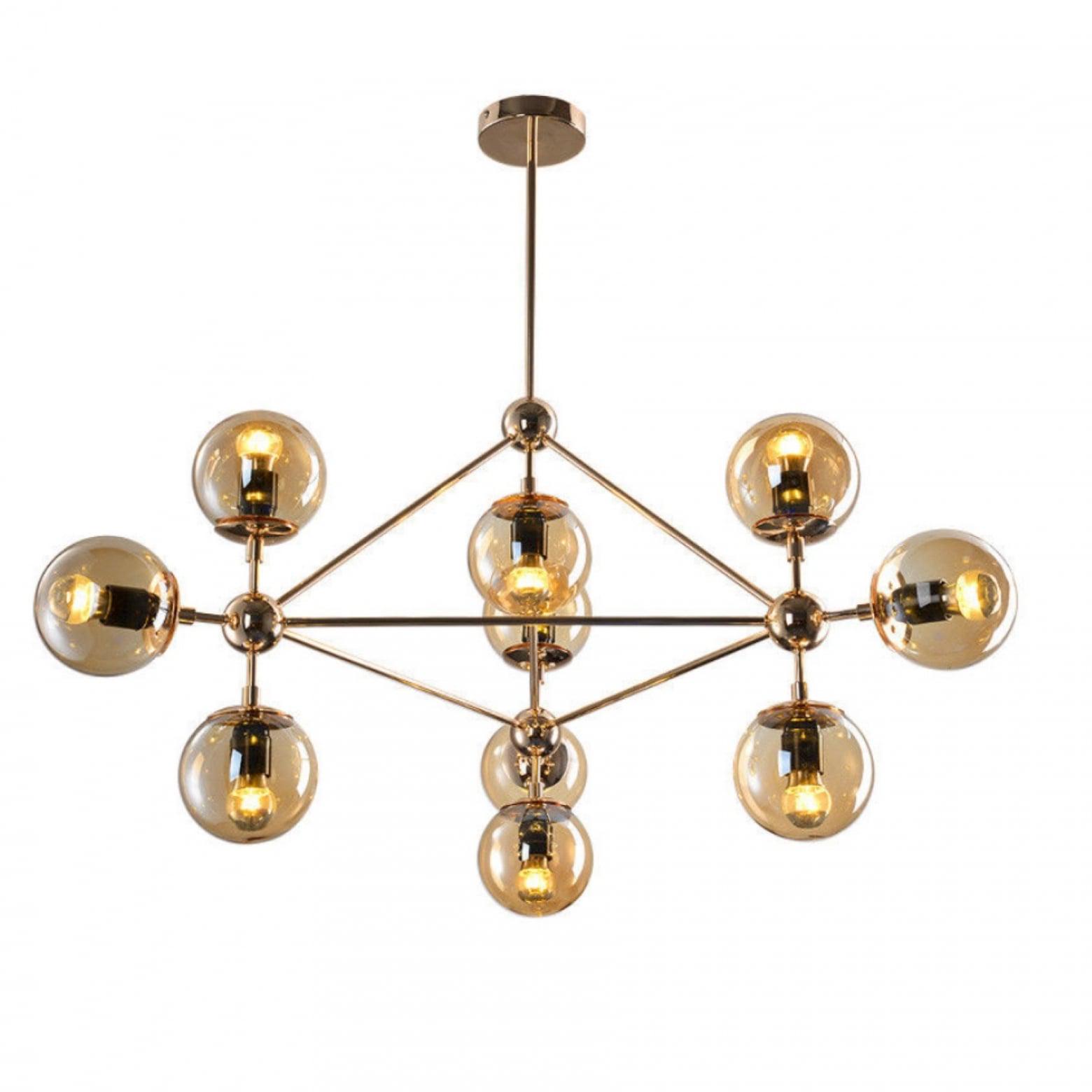 Люстра Modo 10P W104 Gold/Amber (9316944)