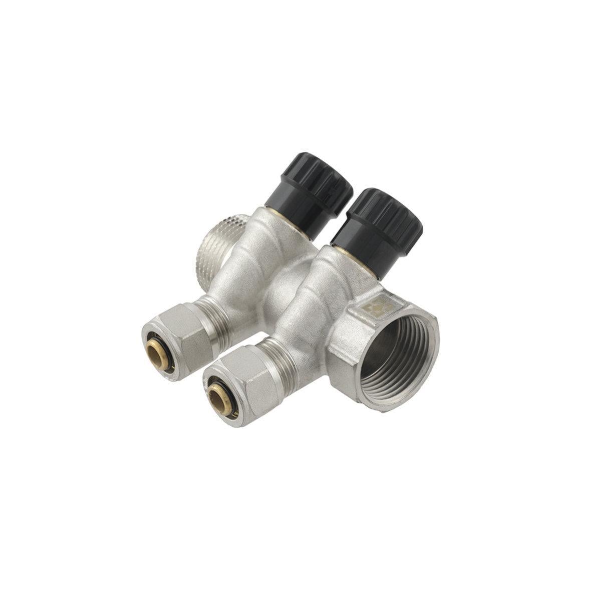 Коллектор Raftec KK02012 3/4"х1/2" на 2 выхода (SW-73813)