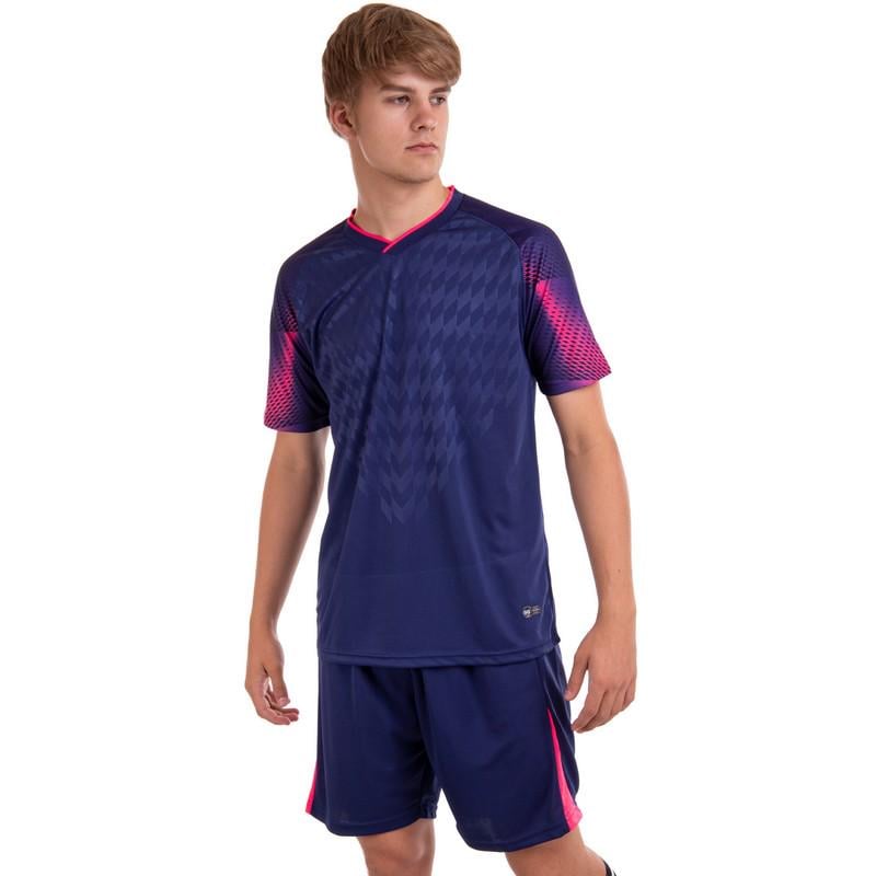 Футбольная форма футболка и шорты Lingo LD-M8608 3XL Темно-синий