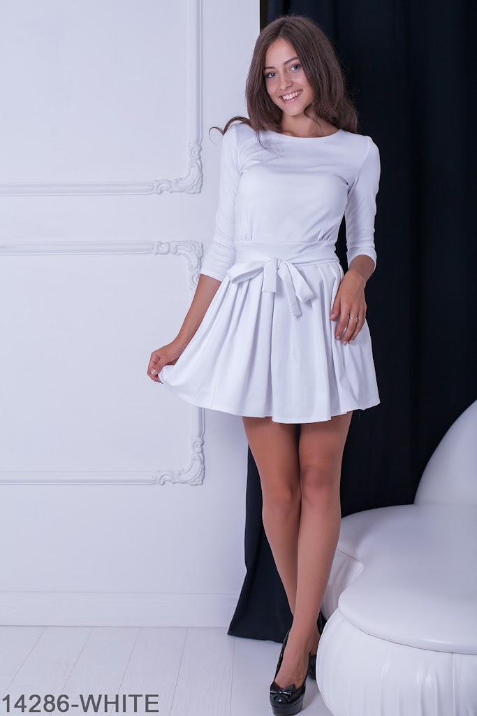 Платье женское Podium Lablab 14286-WHITE M Белый - фото 2 Платье женское Podium Lablab 14286-WHITE M Белый - фото 2