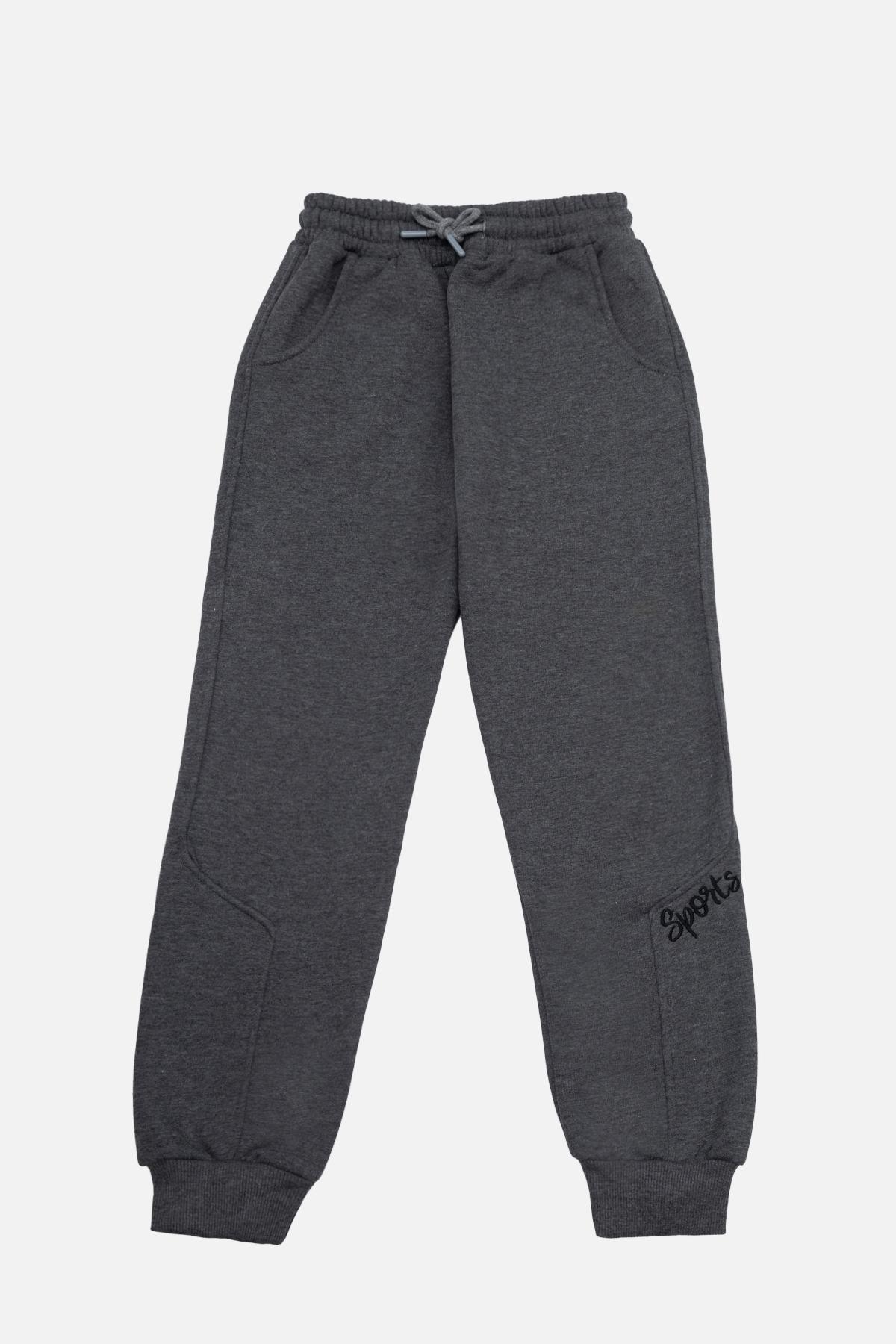 Брюки спортивные для мальчика 116 см см Темно-серый (ЦБ-00230240)