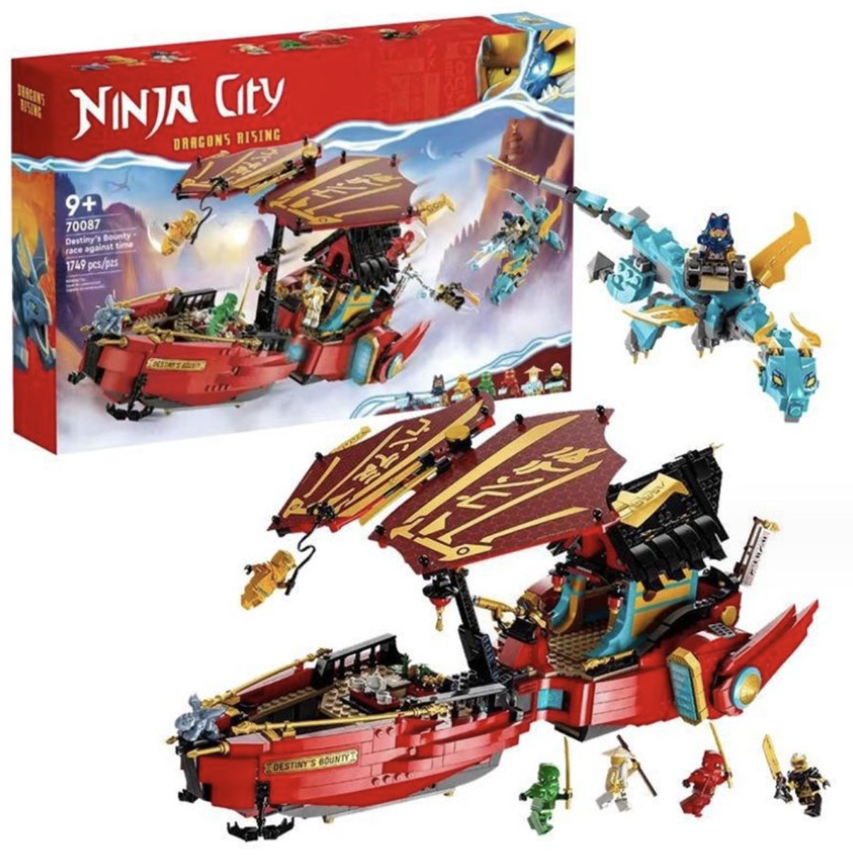 Конструктор Ninjago Подарунок долі - перегони з часом 1749 деталей (2651827414)