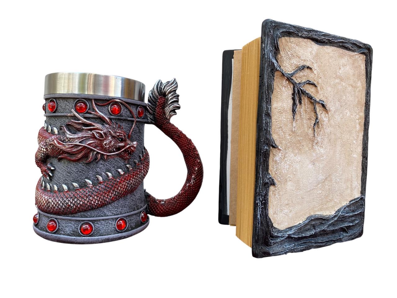 Подарунковий набір кухоль 3D Танард Red Rose/блокнот 3D Тінь Ворона (2746674824) - фото 2 Подарунковий набір кухоль 3D Танард Red Rose/блокнот 3D Тінь Ворона (2746674824) - фото 2