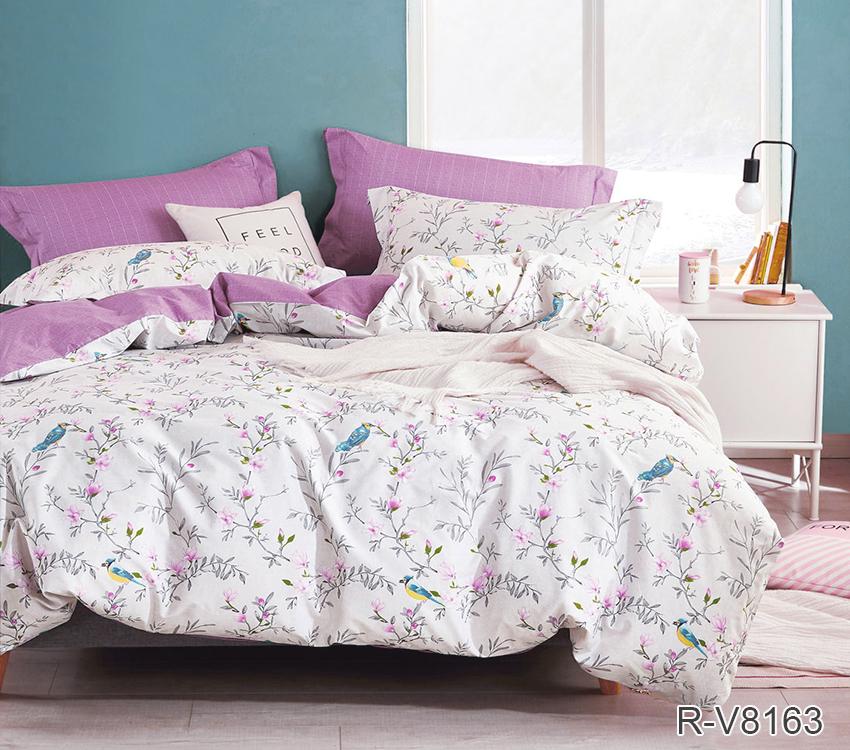 Комплект постільної білизни TAGtekstil двуспальний наволочки 70x70 см (R-V8163д)