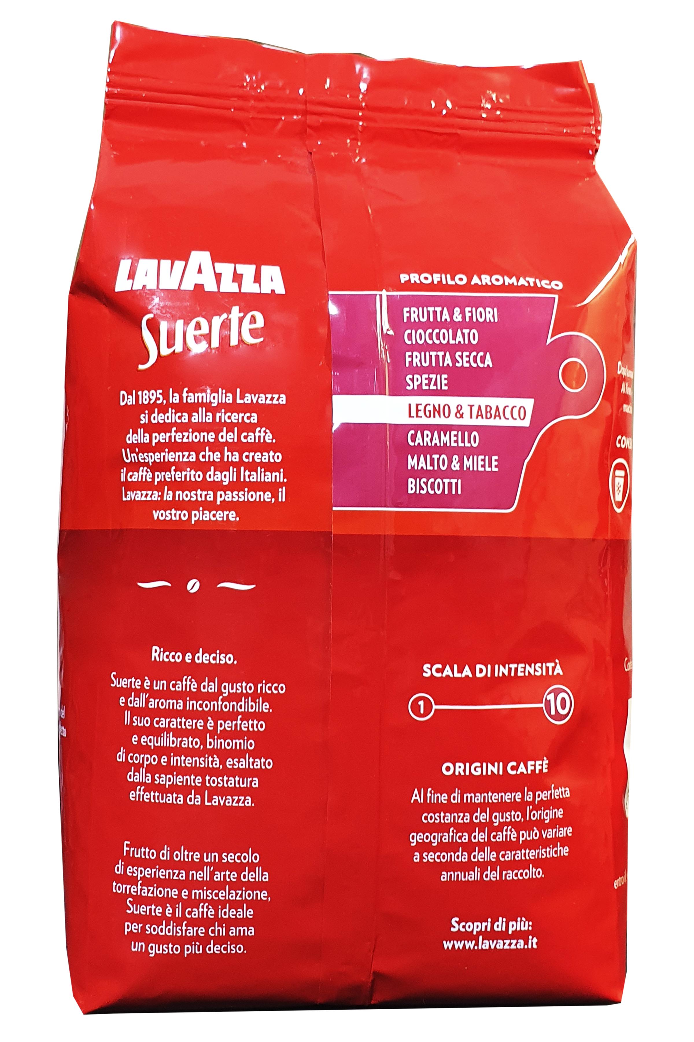 Кава Lavazza Suerte зернова 1 кг (57243) - фото 4 Кава Lavazza Suerte зернова 1 кг (57243) - фото 4