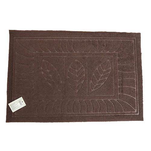 Коврик придверный Stenson N01582 Лист 38x58 см Brown (34188198)