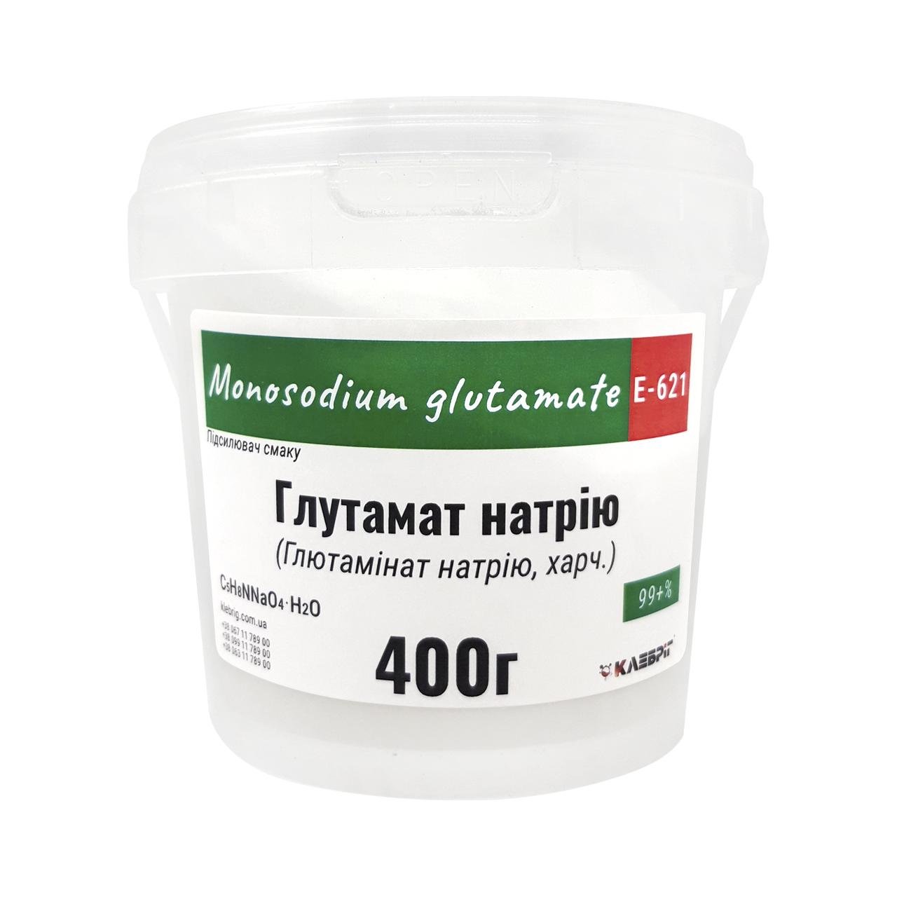 Харчова добавка Klebrig Е-621 Глутамат натрію 400 г (ГЛУТМН-Х-0,4)