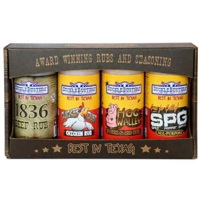 Набор приправ подарочный SuckleBusters BBQ Rub Gift Box 4 Large Jars 4 шт. (2281073236)