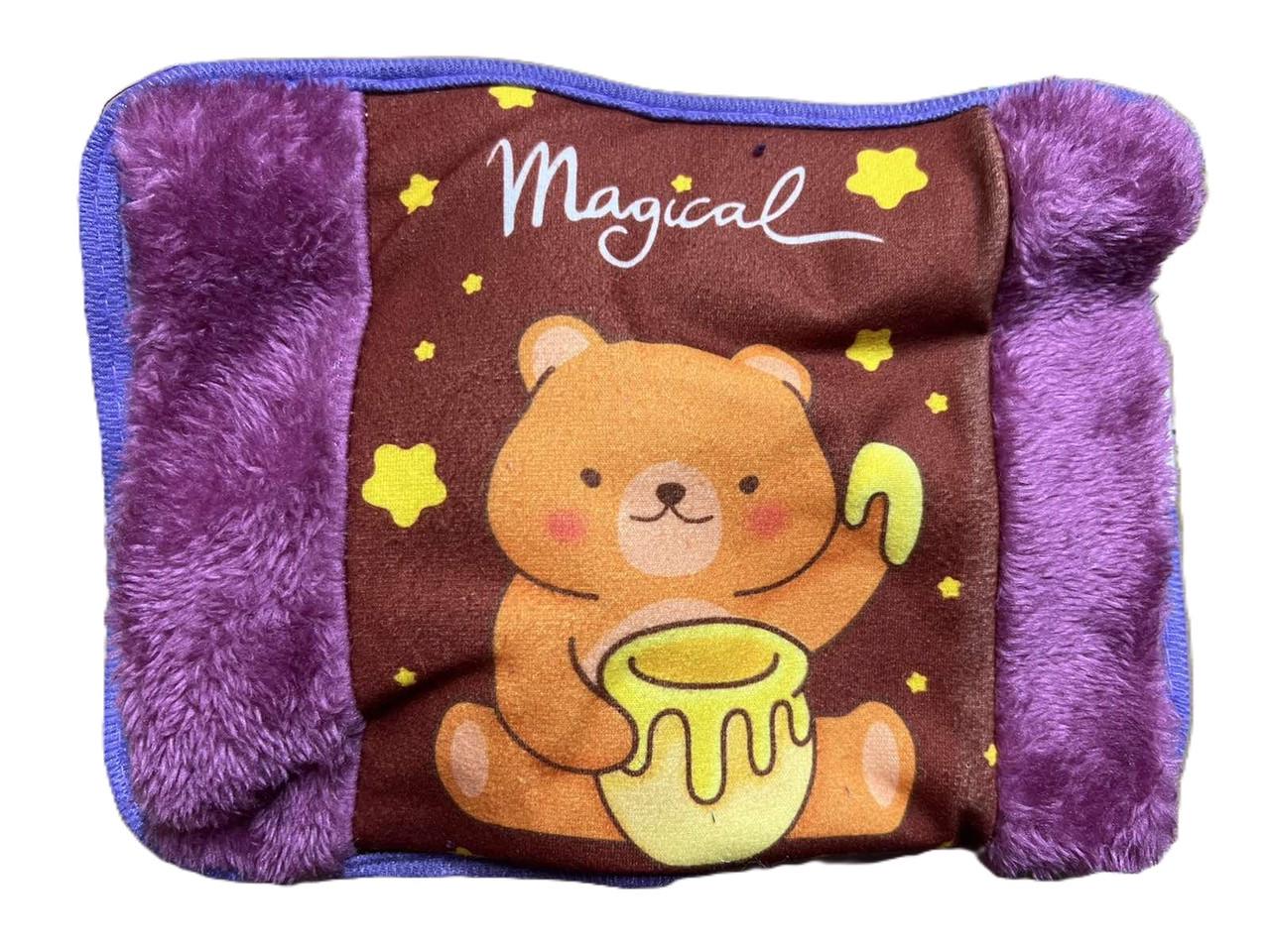 Электрическая грелка-муфта для рук Мишка водяная с подогревом от сети 220V (7G-F-7568D)