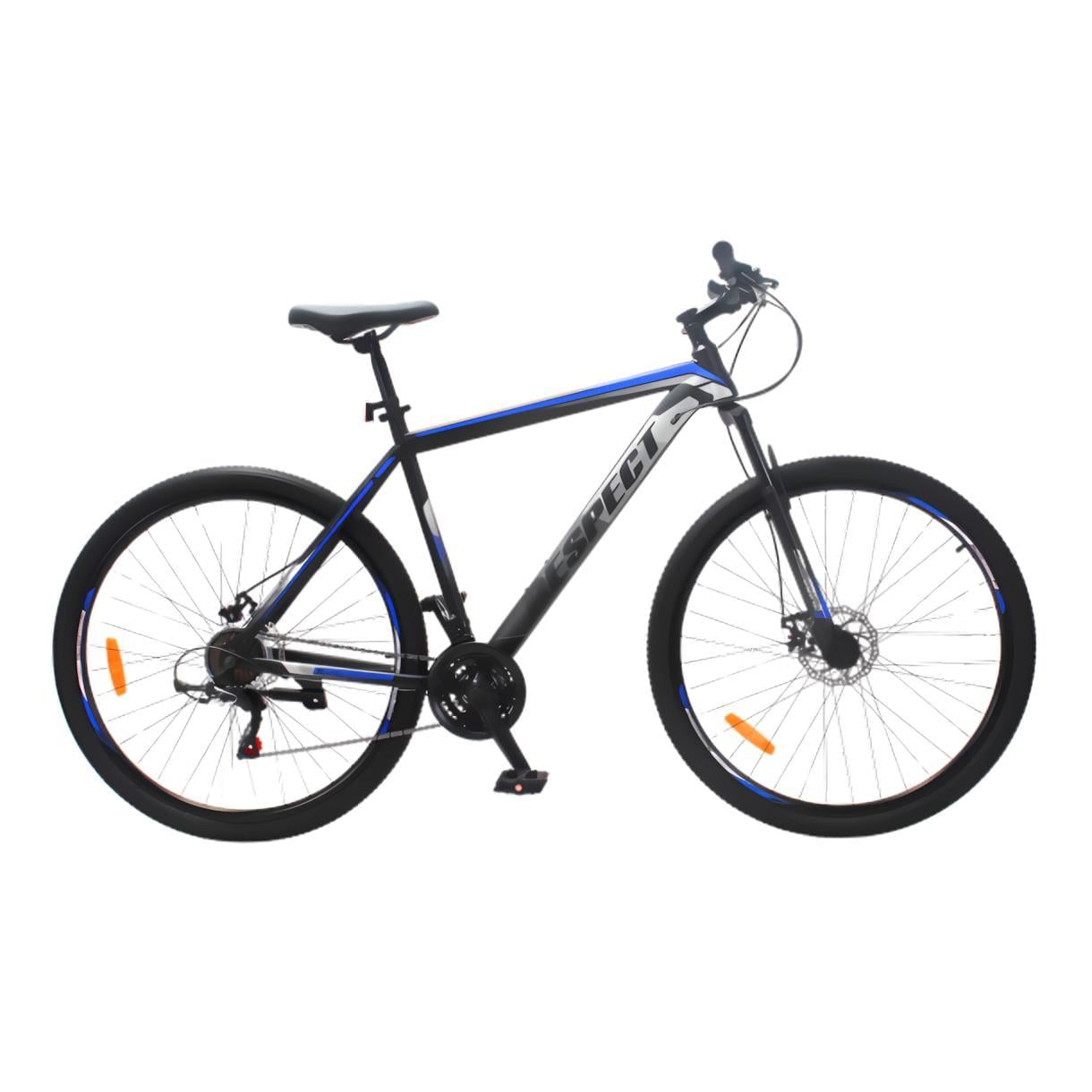 Велосипед CrossBike RESPECT 29" 19" Чорний/Синій (308)