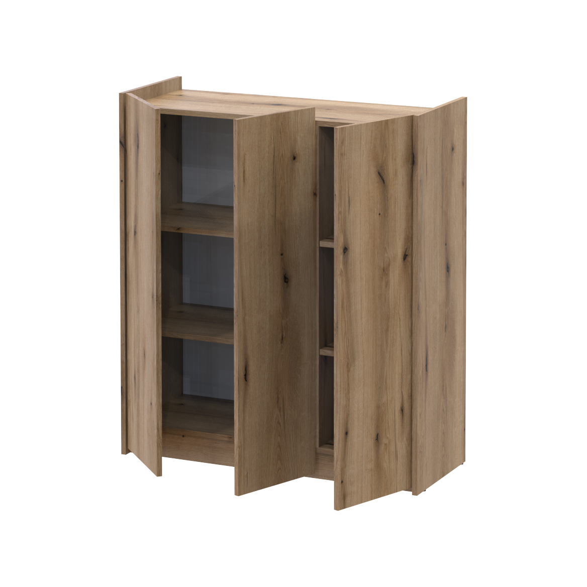 Тумба для обуви Doros Кассель Дуб Эвок 3 ДСП 97х37х110 см (41516210) - фото 2 Тумба для обуви Doros Кассель Дуб Эвок 3 ДСП 97х37х110 см (41516210) - фото 2