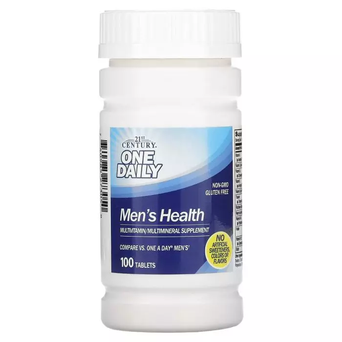 Мультивитамины для мужчин One Daily Men's Health 21st Century 100 таблеток (CEN27305)