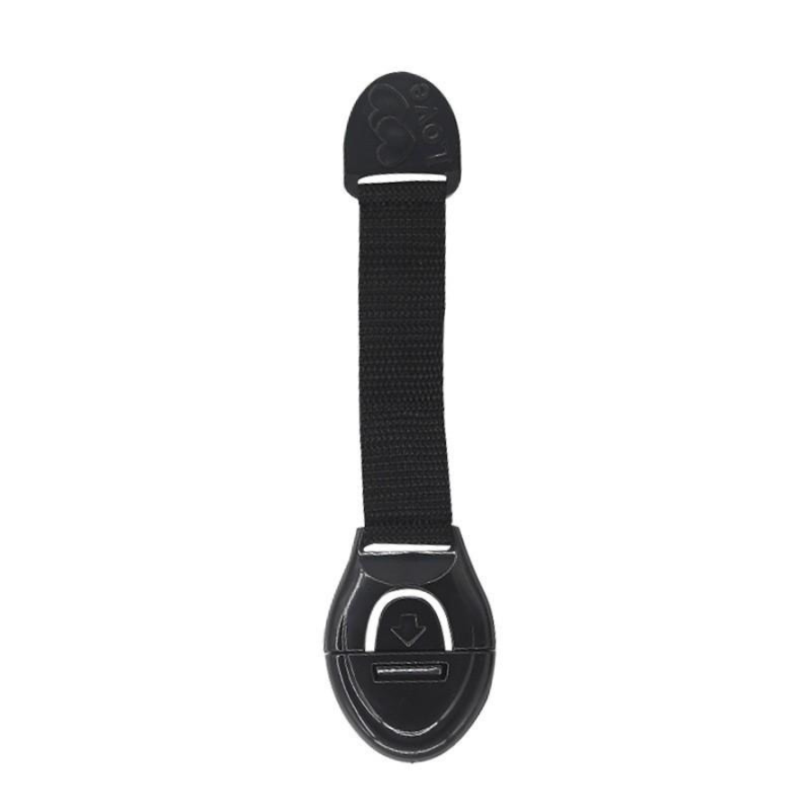 Набір захисних фіксаторів для дверцят і шухляд гнучкий комплект захисту в будинок 20 шт. Чорний (50011/20) - фото 8