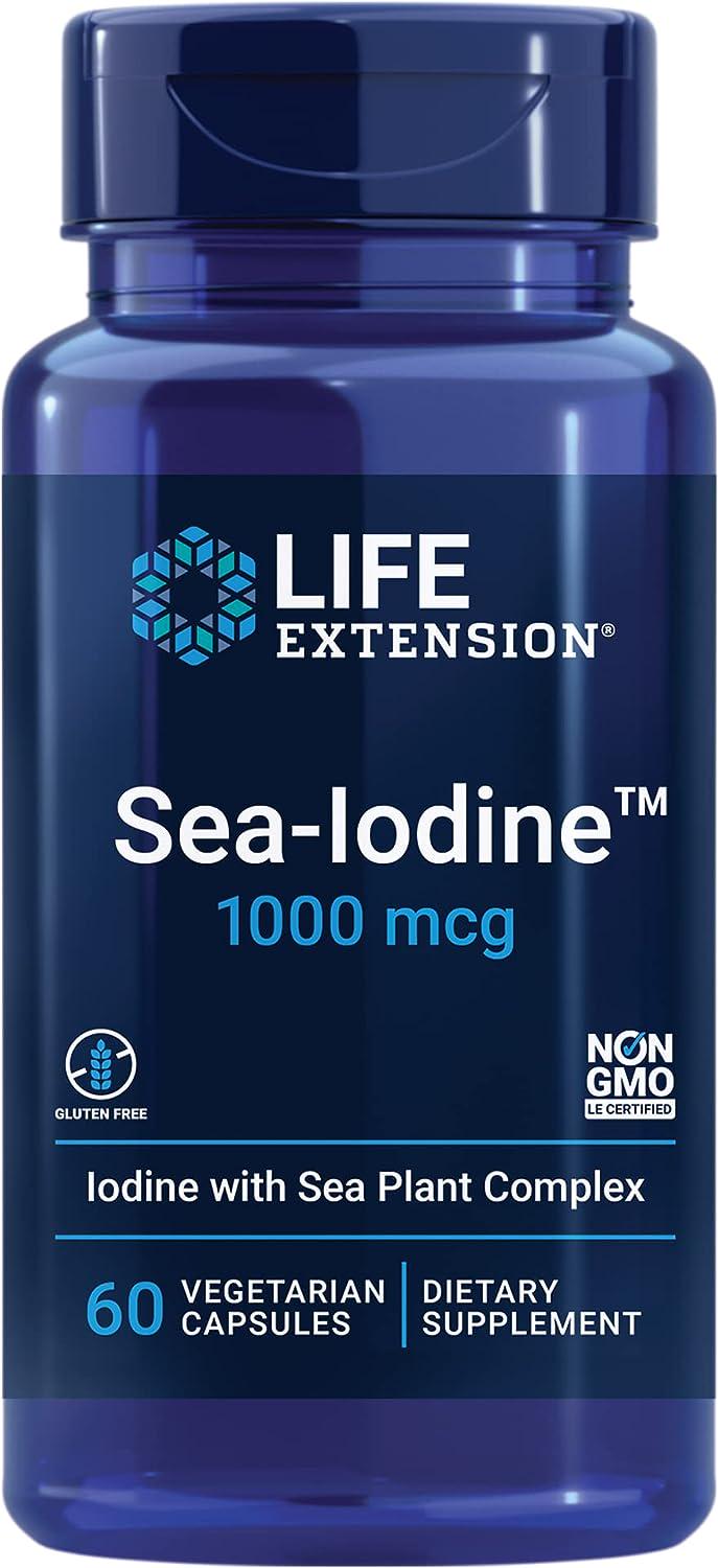 Йод Life Extension Sea-Iodine 1000 mcg 60 капс.