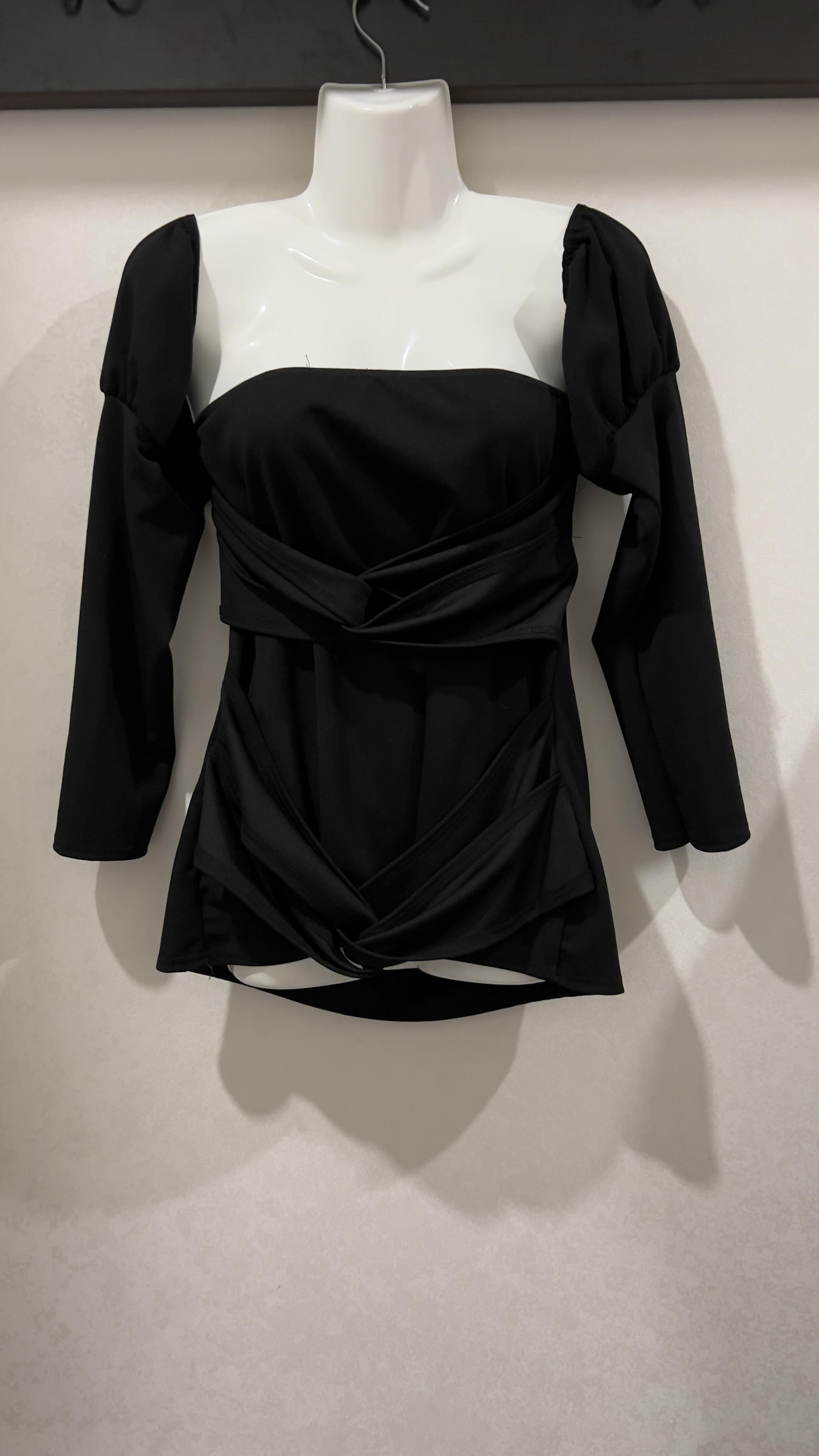 Блуза Boohoo со спущенными плечами 3XL Черный - фото 4 Блуза Boohoo со спущенными плечами 3XL Черный - фото 4