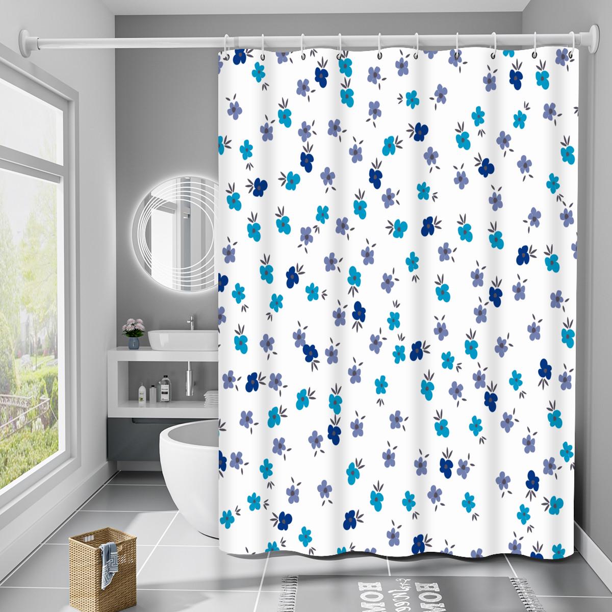 Шторка для ванной комнаты Bathlux водонепроницаемая с кольцами 180x180 см (1860120242)