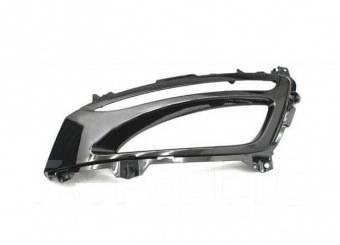 Решетка бампера AVTM Kia Optima 11-16 левая с отверстиями для противотуманок DRL (4032 911)