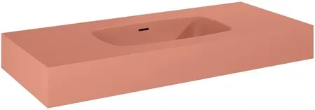 Умывальник ELITA Dimple 100 см Terra Pink Matt (168867)