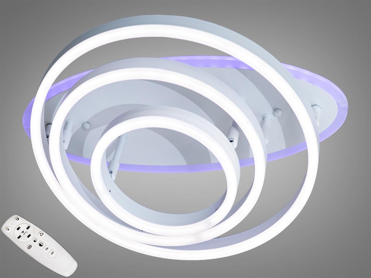 Люстра потолочная с диммером LED 7004/3WH 3col dim (2437589152)