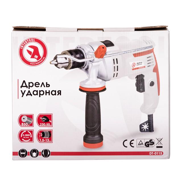 Дрель ударная INTERTOOL DT-0115 - фото 4