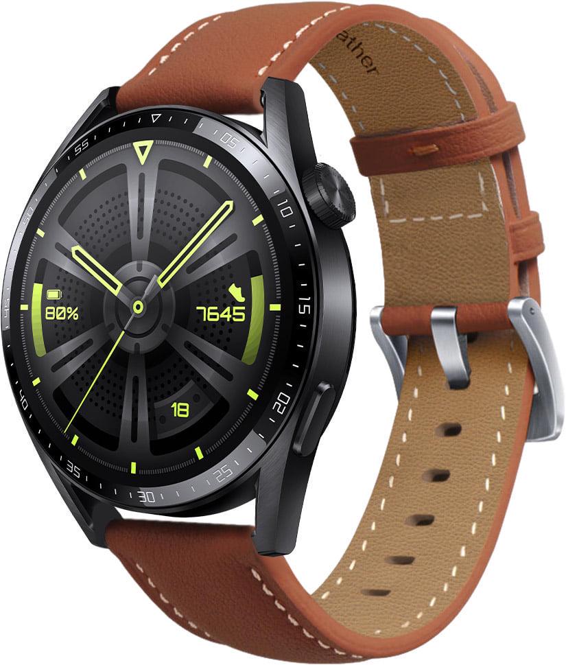 Ремешок кожаный Folsa для Huawei Watch GT 4 46 мм Brown (38554-30)