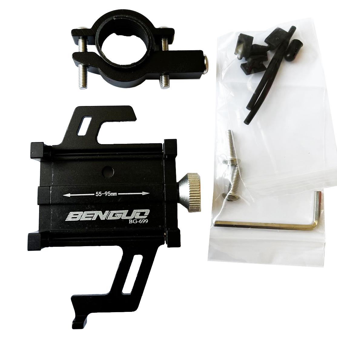 Держатель для телефона на велосипед BG-699 55-95 мм Black (582576) - фото 5