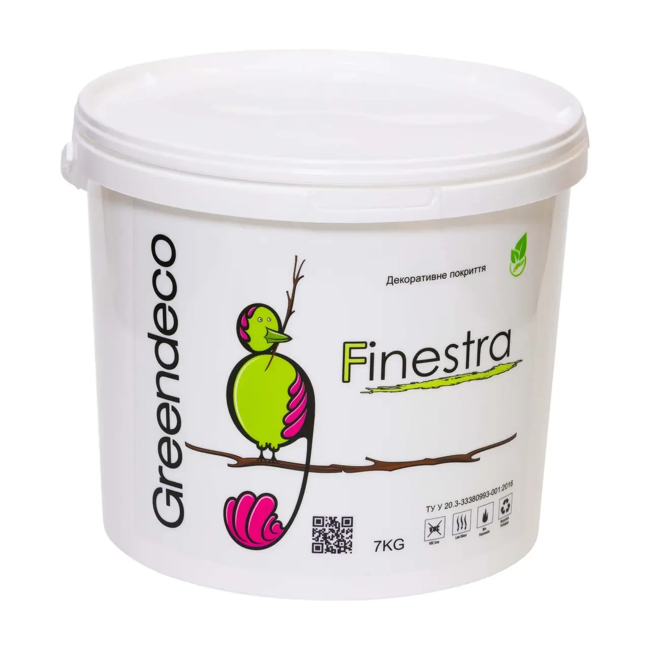 Покриття декоративне Greendeco Finestra 7 кг