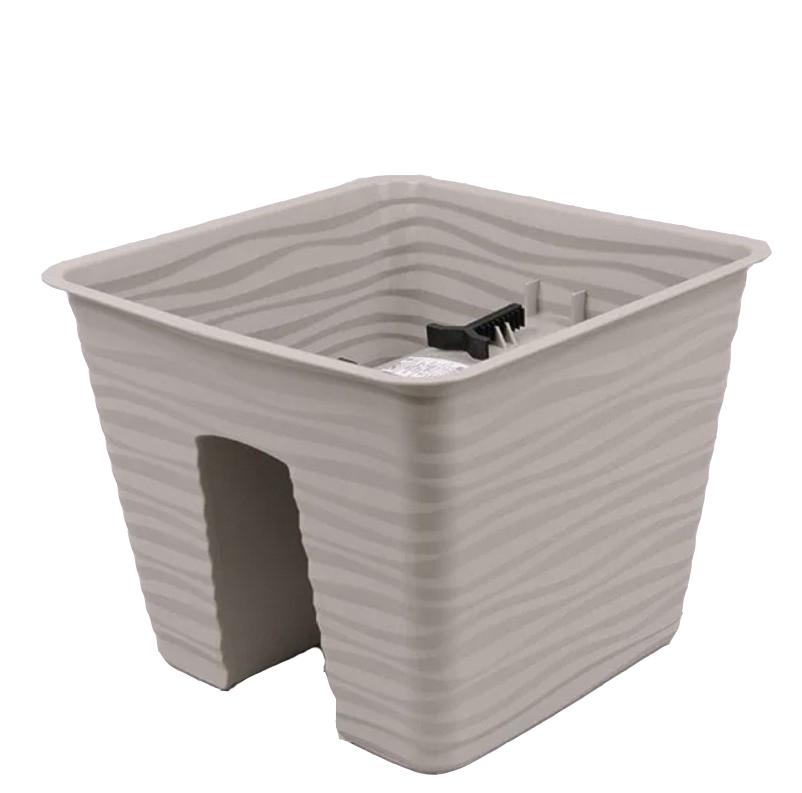 Горшок балконный Form Plastic Сахара 27 Серый (4450-055) - фото 1 Горшок балконный Form Plastic Сахара 27 Серый (4450-055) - фото 1