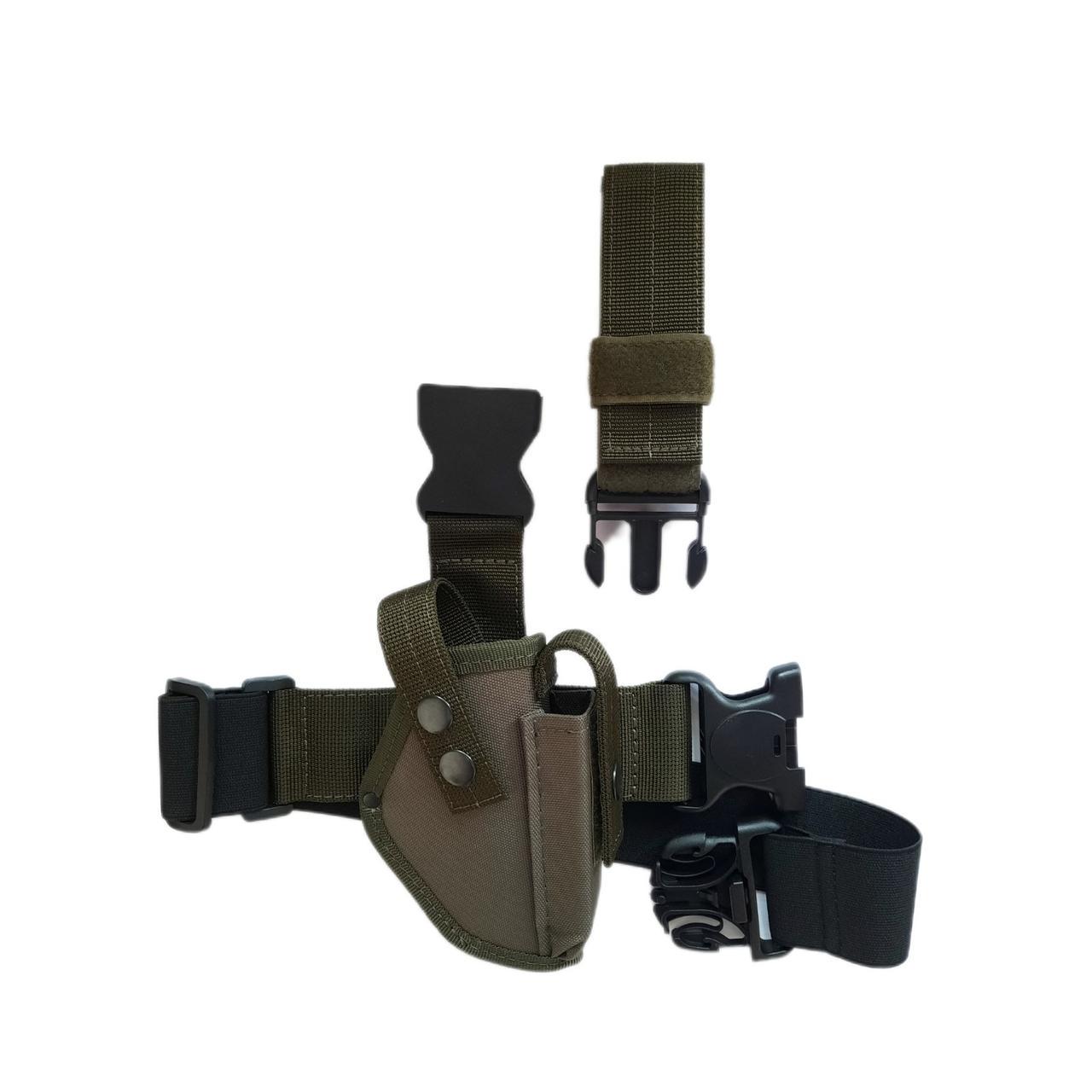 Кобура набедренная ПМ эконом oxford 600d Хаки (1972814382) - фото 4 Кобура набедренная ПМ эконом oxford 600d Хаки (1972814382) - фото 4