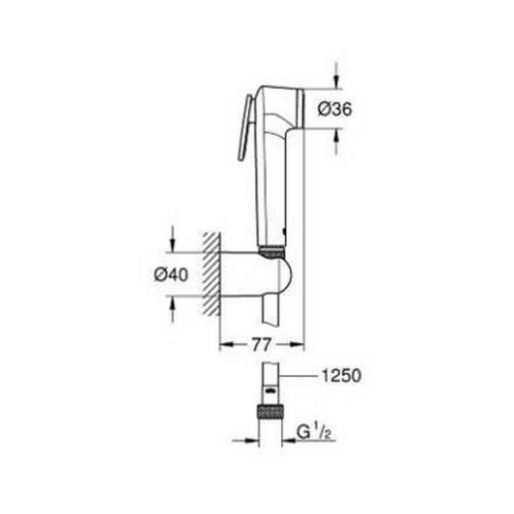 Набір для гігієнічного душу Grohe Tempesta-F Trigger Spray 30 26356IL0 - фото 2