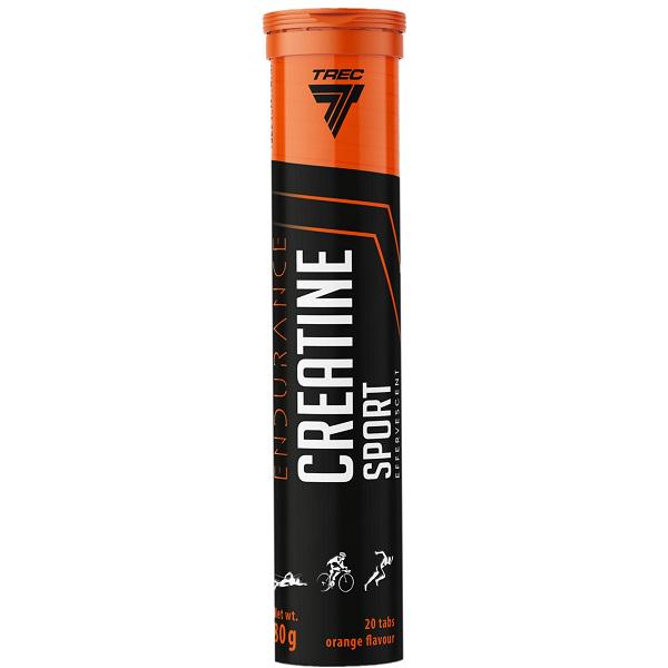 Жиросжигатель для спорта Trec Nutrition Creatine Sport 20 effervescent tabs Orange