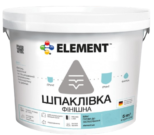 Шпаклевка финишная для внутренних работ Element 3,5 кг (2088751715)