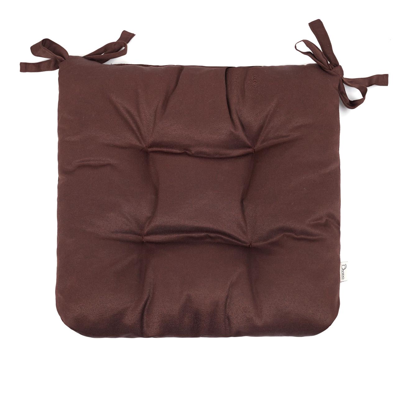 Подушка для стула/кресла/табурета 35х35х8 см Коричневый (1765244002) - фото 1 Подушка для стула/кресла/табурета 35х35х8 см Коричневый (1765244002) - фото 1