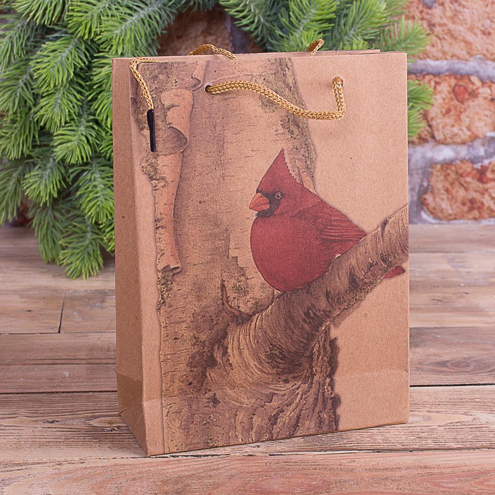 Пакет мини Птичка крафт 15x20 см (3225-4)