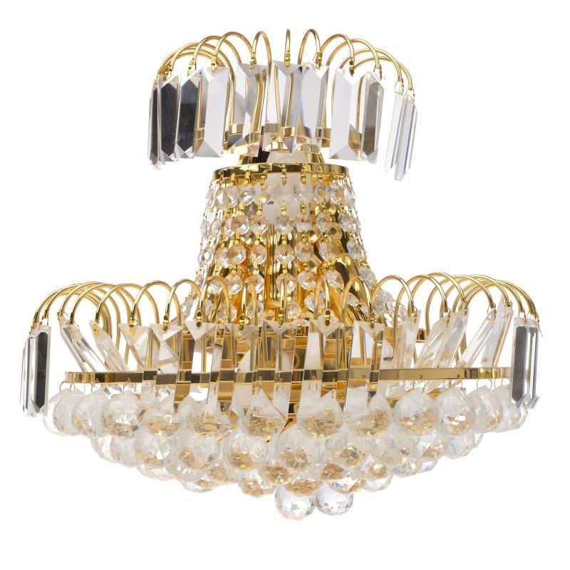 Бра настенное накладное Brille BCL-254W/3 хрустальное