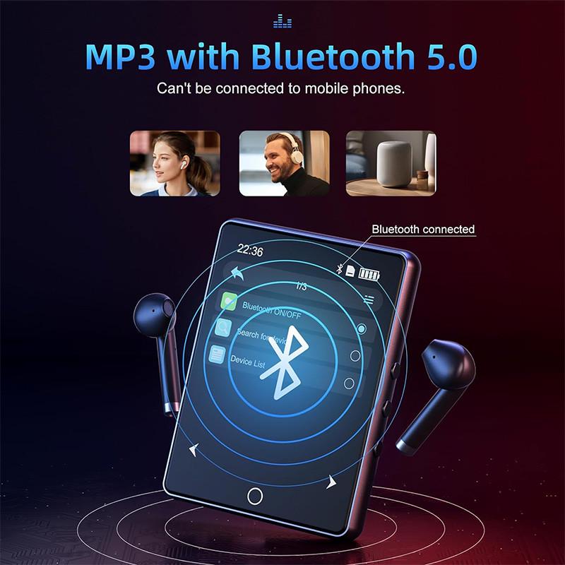 MP3-плеер A6 Bluetooth Hi-Fi 32Gb с полным сенсорным экраном/FM-радио и диктофоном - фото 5