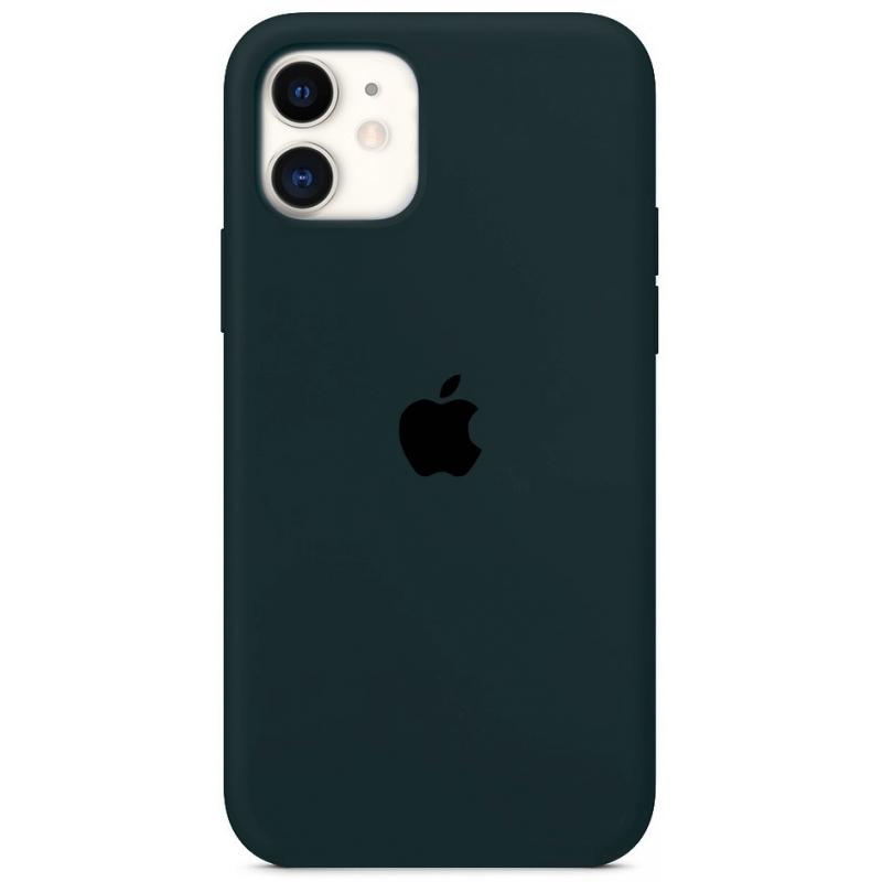 Чохол GoVern Silicone Case Full для Apple iPhone 12 Forest Green